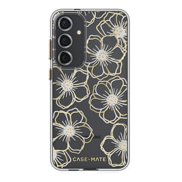 shumee Ovitek Case-Mate Floral Gems za Samsung Galaxy S24+ (zlat)