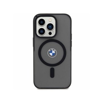 shumee Ovitek BMW Signature MagSafe - iPhone 14 Plus (črn)