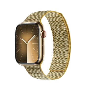 shumee Crong Melange - magnetni pašček za Apple Watch 38/40/41/42 mm (rumena melanž)