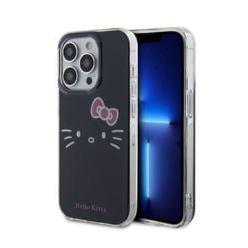 HELLO KITTY Ovitek Hello Kitty IML Kitty Face - iPhone 15 Pro (črn)