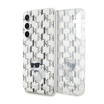 Karl Lagerfeld Ovitek Karl Lagerfeld Monogram Choupette - Samsung Galaxy S23 FE (prozoren)