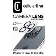 CellularLine zaščita za kamero za iPhone 15 Pro/15 Pro Max