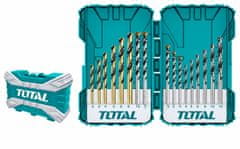 Total 16-delni set svedrov za kovino, beton in les (TACSDL11601)