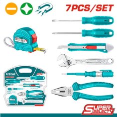 Total 7-delni set ročnih orodij (THKTHP90076)