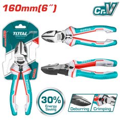 Total Stranske ščipalne klešče 160mm/-30%/IND (THT230606S)