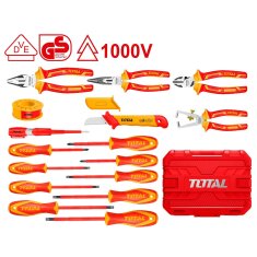 Total 16-delni set izoliranih ročnih orodij, serija INDUSTRIAL (THKITH1601)