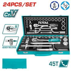 Total 24-delni set 1/2" ključev/IND (THT141253)
