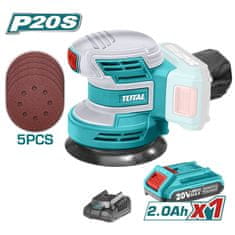Total Akumulatorski ekscentrični brusilnik 10000rpm/P20S (TROSLI20011)