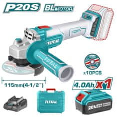 Total Akumulatorski kotni brusilnik 8500rpm/P20S/IND (TAGLI2011587)