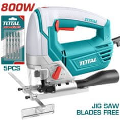 Total Električna vbodna žaga 800W/3000rpm/IND (TS2081006)