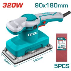 Total Električni brusilnik 320W/14000rpm/IND (TF1301826)
