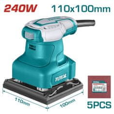Total Električni brusilnik 240W/14000rpm/IND (TF2231106)