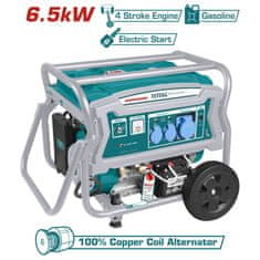 Total Generator bencinski 6,5kW/25L/IND (TP165006)