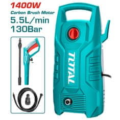 Total Visokotlačni čistilec 1400W/130Bar(1900psi) (TGT11316)