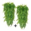 Netscroll Viseči umetni praprot, viseče umetne rastline, realni izgled, ne obledi, 1+1 GRATIS, Fern 