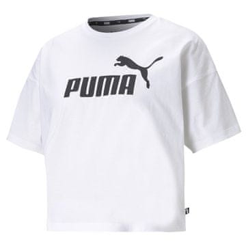 Puma Majice bela Ess Cropped Logo