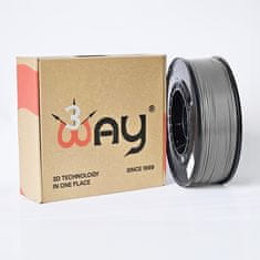 3WAY ABS Pro Filament 1,75 mm Temno Siva 1 kg