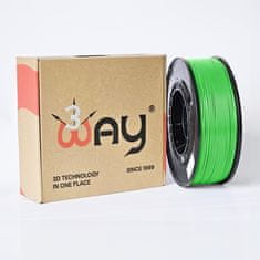 3WAY PLA Pro Filament 1,75 mm Zelena 1 kg