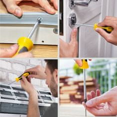 Rebel TOOLS Komplet 7 magnetnih izoliranih izvijačev 1000V