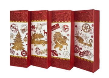 Toro KRSTNA VREČKA ZA VINO 36x12,5x8,5 cm, 4X