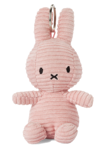  Bon Ton Toys Miffy Corduroy Teddy zajček obesek za ključe, roza