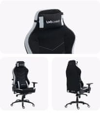 UVI Chair Alpha gaming stol, siv