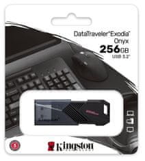 Kingston DataTraveler Exodia Onyx, USB ključ, 256 GB (DTXON/256GB)