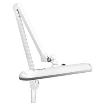 Elegante Delavniška LED svetilka Elegante 801 s standardnim primežem, bela