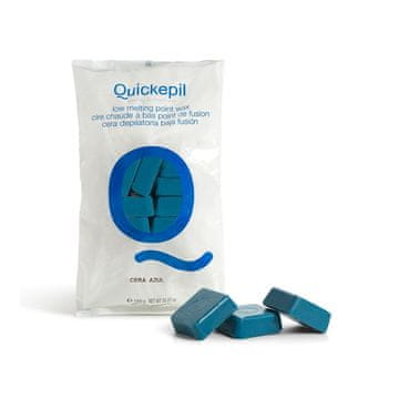 Quickepil QUICKEPIL TRDI VOSEK BREZ TRAKOV ZA DEPILACIJO 1 KG MODREGA OBLIKA