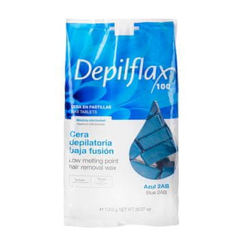 shumee DEPILFLAX TRDI VOSEK BREZ TRAKOV ZA DEPILACIJO 1 KG AZULEN