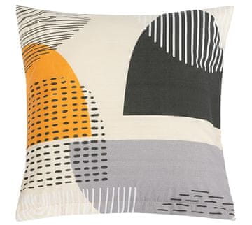 Bombažna prevleka za vzglavnik - 40x40 cm - Polkrožna