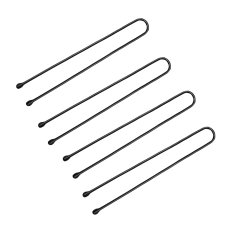 ACTIVESHOP Frizerske sponke za lase E-63 150 kosov. 4,9 cm črne