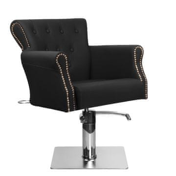 Gardj Europe Frizerski stol Hair System BER 8541, črn