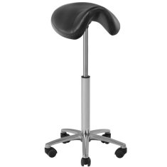 Eprim Stolec za kozmetični salon 001B črn visok