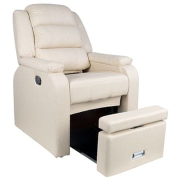 Gardj Europe Spa stol za pedikuro Hilton, krem barve