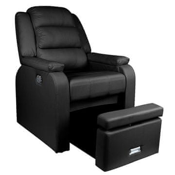 Gardj Europe Spa stol za pedikuro Hilton, črn