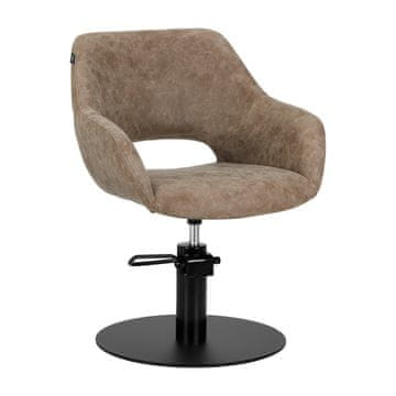 Gardj Europe Frizerski stol Gabbiano Morena Modern »Old Leather« v rjavi barvi