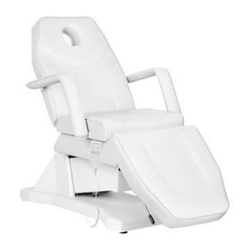 Gardj Europe Električni kozmetični stol Sillon Soft z enim motorjem, bel