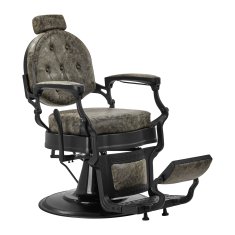Eprim Gabbiano President Old Leather Green Barber Chair