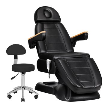 Eprim SILLON Lux 273b električni kozmetični stol + 304 stolček, črn
