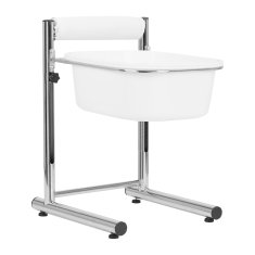 ACTIVESHOP Višinsko nastavljiva kad za pedikuro, krom