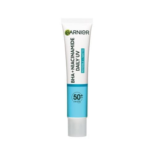 Garnier Pure Active BHA + Niacinamide Daily UV Anti-Imperfection Fluid SPF50+ fluid proti nepravilnostim za obraz unisex