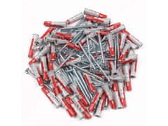 FISCHER Stožčasti vijaki z nepopolnim navojem 5x60 mm + 8x40 mm vložki DuoPower Fischer 50 kos 