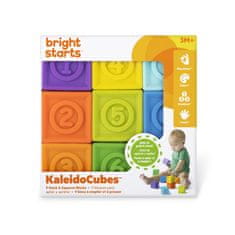 Bright Starts Komplet igralnih kock 9 kosov KaleidoCubes, 3m+