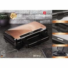 Berlingerhaus Aparat za pripravo sendvičev z neprijemljivo površino 900 W Rosegold Metallic Line BH-9143