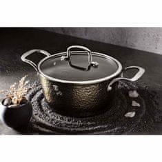 Berlingerhaus Kozarec s pokrovom s titanovo površino 20 cm Shine Basalt Collection BH-6652
