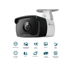TP-Link VIGI 4MP zunanja IR Bullet mrežna kamera (do 2560 × 1440 H.265+ 30fps)