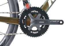 RINOS Odin3.0 Carbon cestno kolo Shimano 105 R7000 kolesarsko kolo iz ogljikovih vlaken, zlata/rjava, 53 "