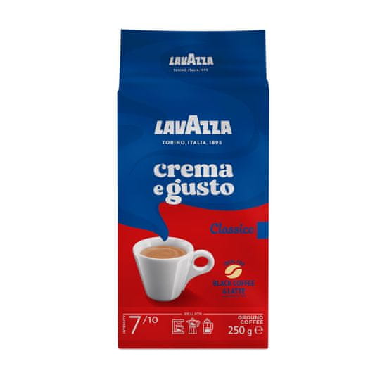 Lavazza Crema e Gusto mleta kava, vakum, 250 g