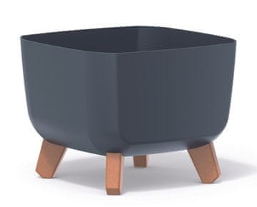 Prosperplast Cvetlični lonec GRACIA SQUARE 39x39x27cm antracit